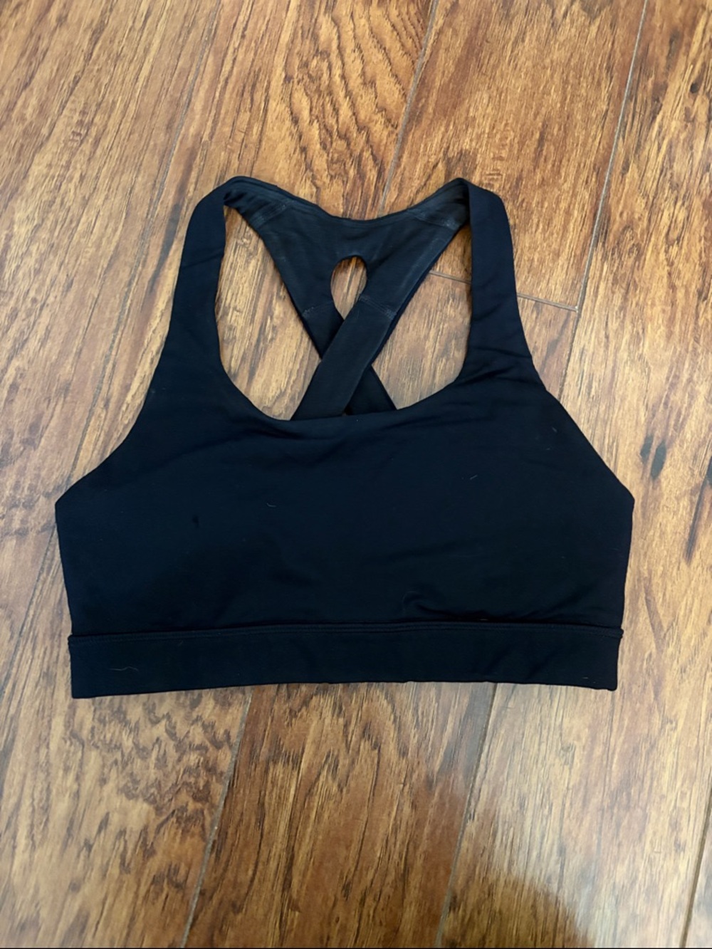 Lululemon Black Crisscross Back Sports Bra